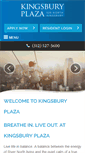 Mobile Screenshot of kingsburyplaza.com